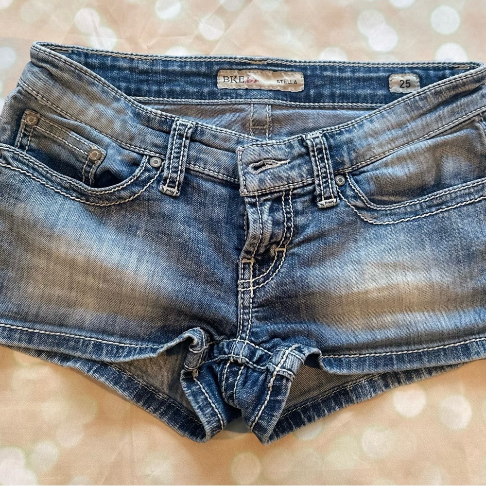 BKE denim - Stella Blue Denim Shorts